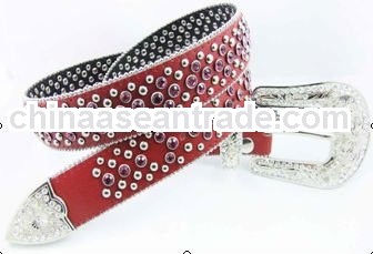 fashion stone buckle belt for stage&dance clothes