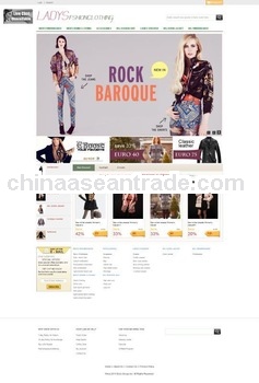 fashion website design