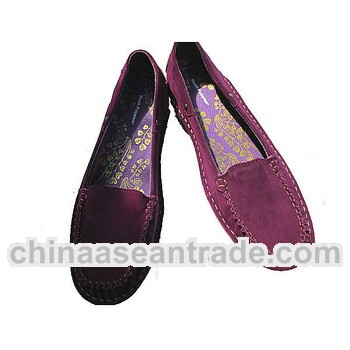 fashion women summer line moccasin boating shoes