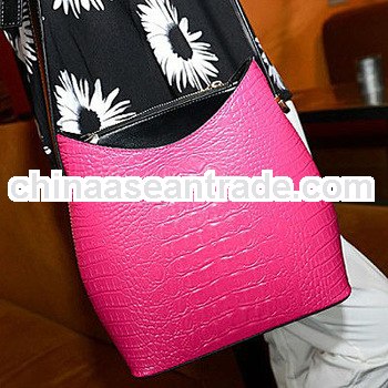 fashionable handbag for girl wholesale ladies handbags brand hand bags bucket crocodile bags SY215