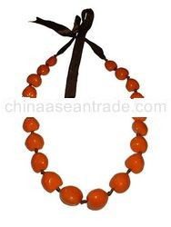 Wooden Beaded Necklace