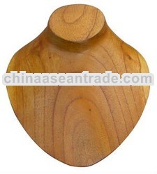 Wooden necklace display