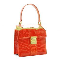 Genuine Alligator Skin Handbag
