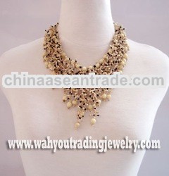 glass beads necklace