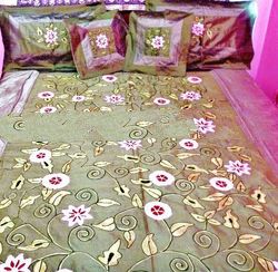 rudra art silk bedding sets
