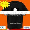 flashing tshirt, flash up tshirt ,flash shirt for product promotion