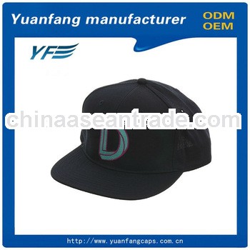 flat baseball hats and caps oem snap back hats