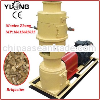 flat die SKJ2-300B small biomass briquette machine with CE certificate