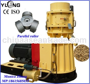 flat die wood pellet machine/wood pelletizing machine(CE)