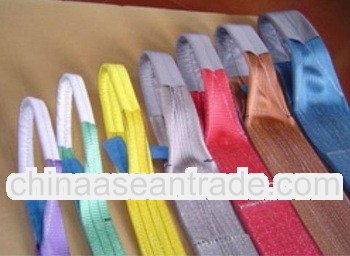 flat webbing sling color code