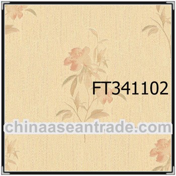 floral deep embossed vinyl italy wallpaper