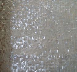 mother of pearl mosaic big tiles cut squere