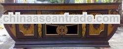 teak buffet carving prau