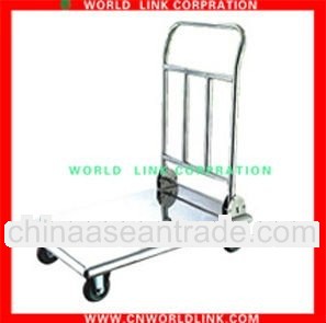 foldable stainless steel kitchenware hand cart