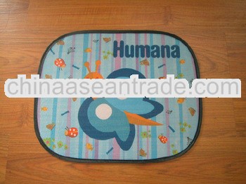 folding promotional mesh fabric side car shade