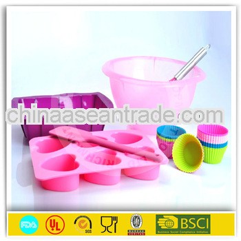 food grade silicone kitchen bakeware set