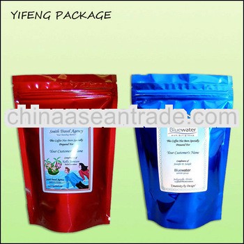 food packaging plastic ziplock bags with window/plastic food packing bag/food grade plastic bag
