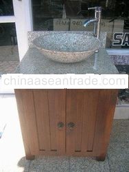 Vanity With Top Table White Shell