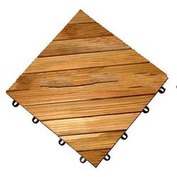 Teak Wood Garden Tile
