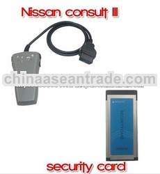 Hot selling Nissan Consult III Plus Nissan Security Card for Immobilizer
