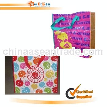 free sample and Promotional PP shopping bag wholesale