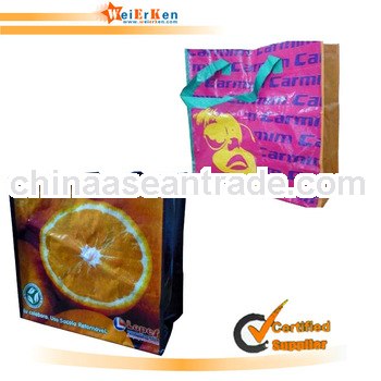 free sample and lamination shopping pp bag wholesale