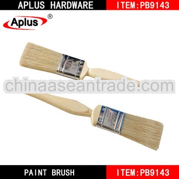 free samples wall paint brush with yellow tip