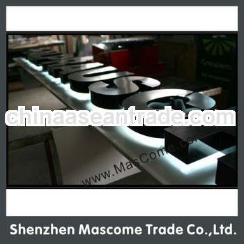 free standing acrylic backlit led signs