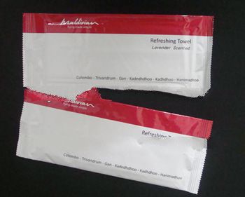 fresh single wet wipe