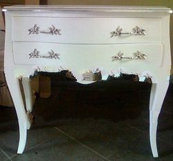 CMD-9026 Indonesia 2 Drawers Antique Wooden Commode