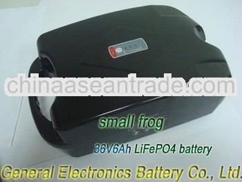 frog 36V6Ah LiFePO4 battery ,ebike battery