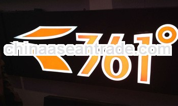 front illuminated sign