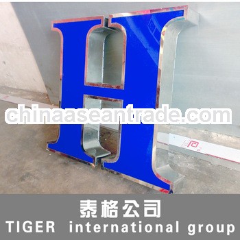 frontlit 3d channel letter sign