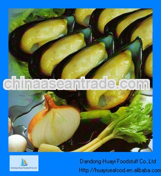 frozen boiled mussel meat