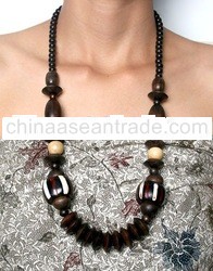 Wood and Bone Necklace