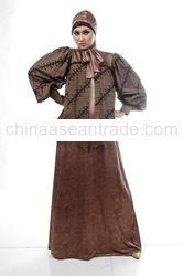 Gaun Batik Muslim apparel