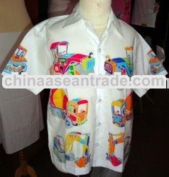CHILDREN'S SHIRT: HANDMADE WAX BATIK