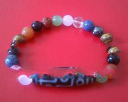 2012 - FENG SHUI 9 EYES DZI & COSMIC MAGIC CRYSTALS AMULET CHARM TALISMAN