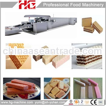full automatic chocolate wafer biscuits machine