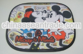 full color printing nylon mesh side car sunshade