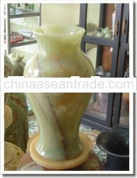 MARBLE HYACINTH AND VASE