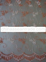 Tulle embroidery - twotone allover - metallic