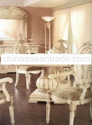 White french style dining set
