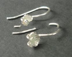 EWFMN54 - 925 Sterling Silver Lotus Earwire