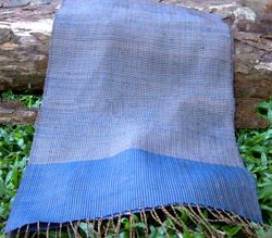 Silk Scarf / Shawl - Blue
