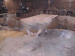  Furniture-Reclaimed Teak Dining Table