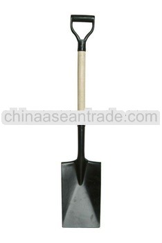 garden spade with D-handle
