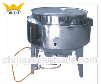 gas heating vertical stainless steel jacketed kettle
