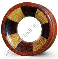 Organic Flesh Tunnel, Plug, Expander from Horn, Bone, Wood, Resin