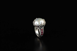Pearl Silver jewelry ring